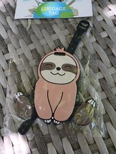 Kofferanhänger Trolley Reise Namenschild Urlaub neu Faultier Stabil