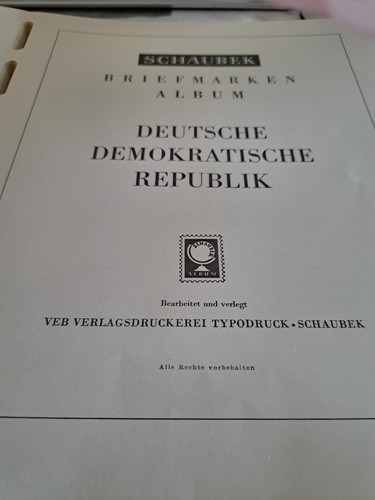 Schaubek vordrucke ddr 1970 - schaubek,