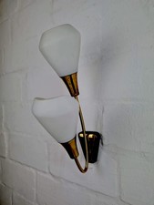 50s60s Wandlampe Lamp Opalglas
