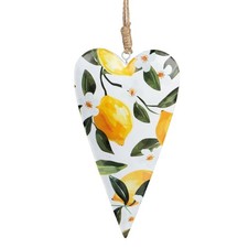 Dekohänger Herz mit Zitronen