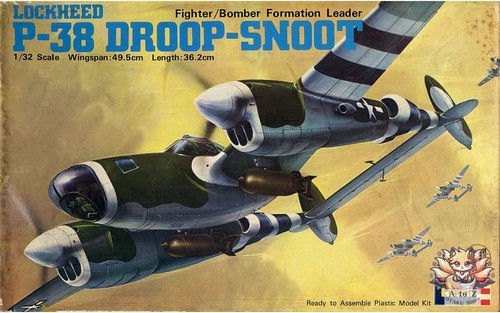 Revell lockheed p 38 - 1/32, p-38