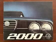 Prospekt / brochure  Alfa Romeo 2000 Berlina MY 1973