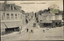 Ak Villiers sur Marne Val de Marne, Rue de la Station - 2601321
