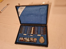 Antike alter vintage Optiker Brille Refraktionskasten Messgläser Messbrille Set 