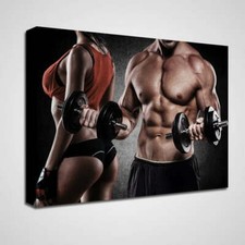 Bild auf Leinwand - Fitness -