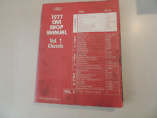 1977 shop manual Ford Mustang II Bobcat Maverick Granada Monarch LTD II Comet