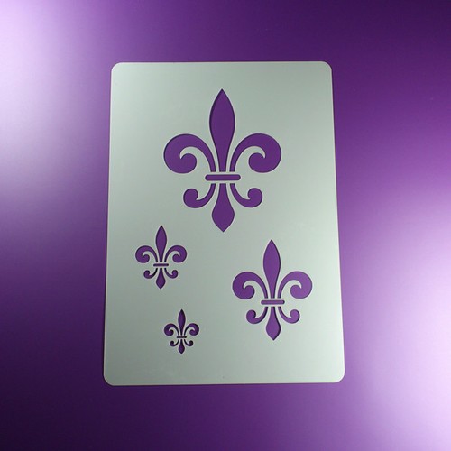 Schablone fleur lis - fleur,