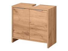 LIVARNO home Waschbeckenunterschrank »Verona«, in Eiche Wotan - B-Ware