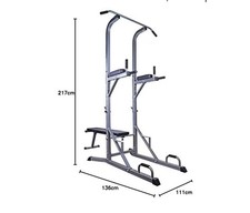 Kraftstation ORIGINAL VERPACKT | Hantelbank,Klimmzug,Dips,Liegestützgriffe
