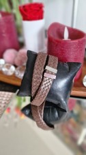 Magnet Lederarmband braun