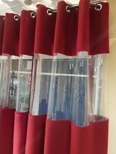 Windfang Vorhang Gastro Vorhang Kälteschutzvorhang mit Sichtfenster extra schwer