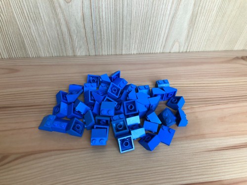 Lego 50x 3039 - dachsteine, blau