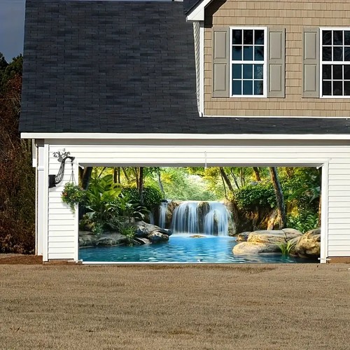 Wald wasserfall sommer garage - wald,