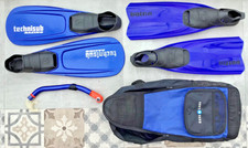 SET Schwimm/Schnorchelflossen-Technisub  Gr.42-43+Battin Gr.41-42+Schnorchel+Box