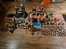 MEGA PLAYMOBILE KÖNIGSRITTERBURG / DRACHENBURG / PIRATEN KONVOLUT !!!