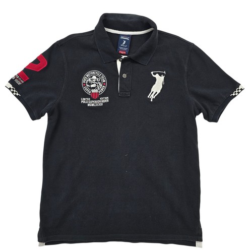 Polo herren schwarz - polo, motorrad