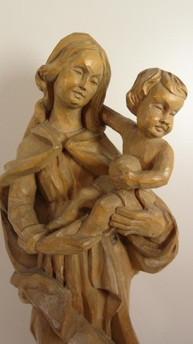 Madonna mit kind holz - madonna,