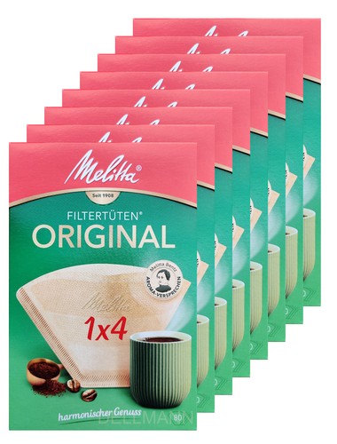 Melitta filtertüten 1x4 - filtertüten,