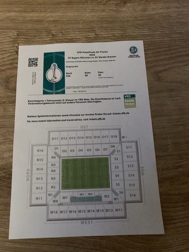 Sammlerticket dfb pokal finale - sammlerticket, dfb-pokal