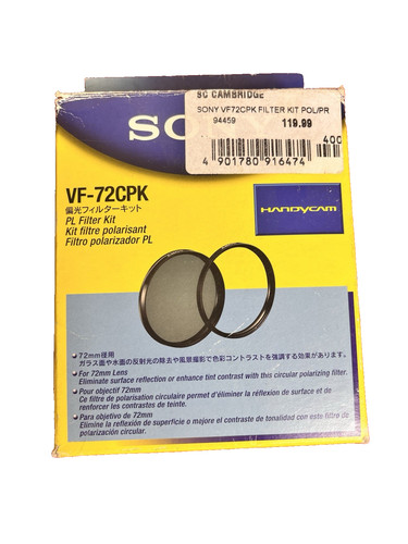 Sony 72cpk 72mm filter - 72mm, pl