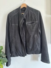 Drykorn Lederjacke, Schwarz