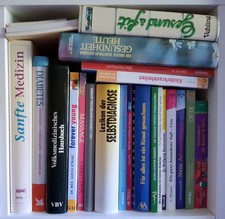 24x Gesundheit Bücher Ernährung fit Diabetes Sammlung Paket Regalfach Diät Mediz