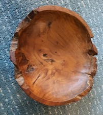 Teakholz Schale natur 28 Cm Wurzelholz