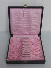 alter leerer Besteckkasten Besteckkoffer Box Besteck ca. 16,8 x 15,9 x 4,2 cm