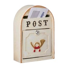 Relaxdays Briefkasten Antik