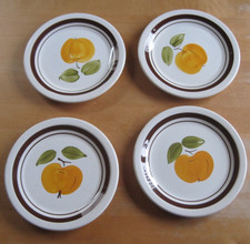 4 Teller Tchibo Aprikose Apfel