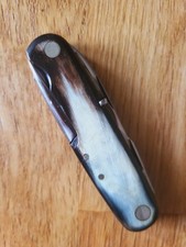 Vintage Pfeilring Solingen Taschenmesser Jagdmesser Horngriff Schalen Unbenutzt 