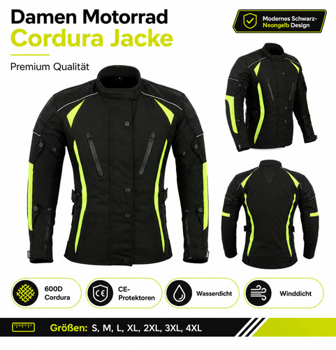 Neu damen motorradjacke biker - damen,