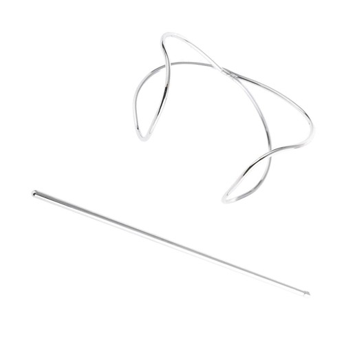 Frauen metall haarspange - haarspange, bun