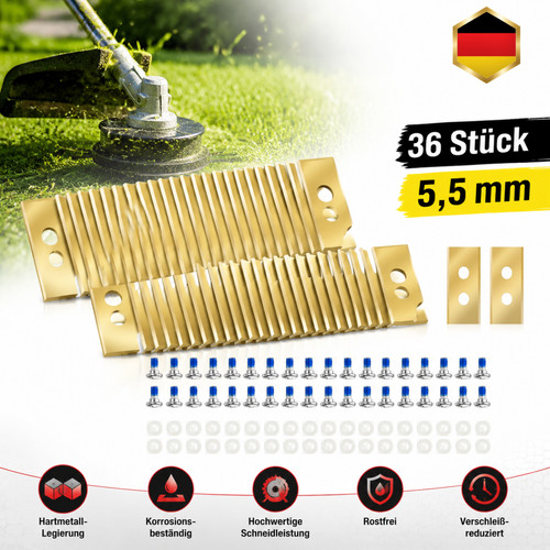 36x loch ersatzmesser titan - ersatzmesser,