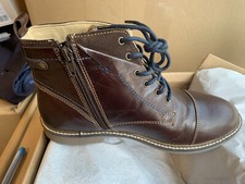 FRIBOO Neu unisex Stiefel Schuhe Sneaker Braun Gr:38 Winter Edel Business coffee