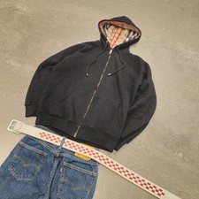 Burberry Zip Hoodie Black Nova