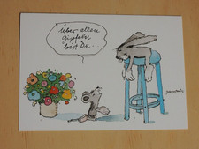 1x Postkarten Janosch Über