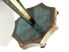 WMF Ikora Metall Lampe ° seltene Art Deco Tischlampe ° Dekor Haustein Schule (Z)