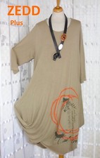 ZEDD PLUS Designer Kleid braun