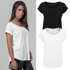 Damen Long Slub T-Shirt, hinten länger geschnittenes Shirt | Build Your Brand