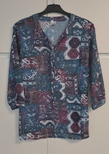Schöne Liberty Bluse Tunika, Shirt, Blusenshirt, Longshirt, Gr. 40