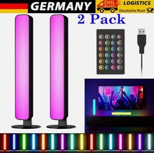 2x LED Lightbar TV Hintergrundbeleuchtung RGB Gaming Lampe Ambiente Bar Licht