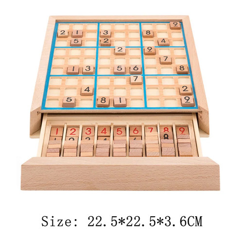 Holz sudoku spiel - sudoku, logik