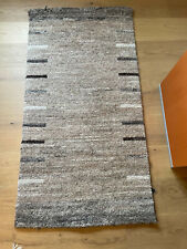 Läufer - Wollteppich 15mm Florhöhe meliert für alle Wohnräume & Zimmer 