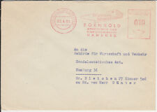 Firmenbrief mit Freistempel / AFS Hamburg-Lokstedt, Bornhold Möbelfabrik, 1961