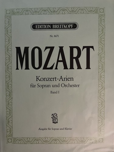 Mozart konzert arien für - mozart:,