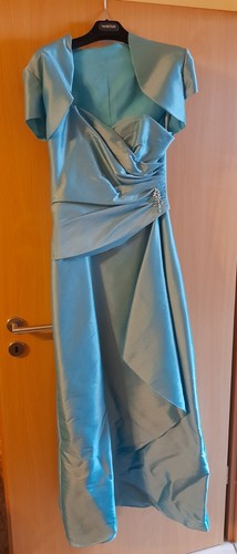 Langes abendkleid hellblau mit - langes,