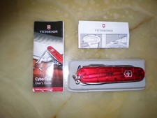 Victorinox Cybertool Schweizer Taschenmesser rot transparent