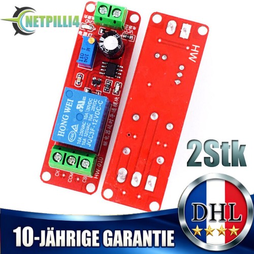 12v verzögerung relais - 2x,