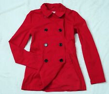 Rote H&M Caban Long Jacke Kurz